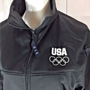 USA Olympic Black Jacket